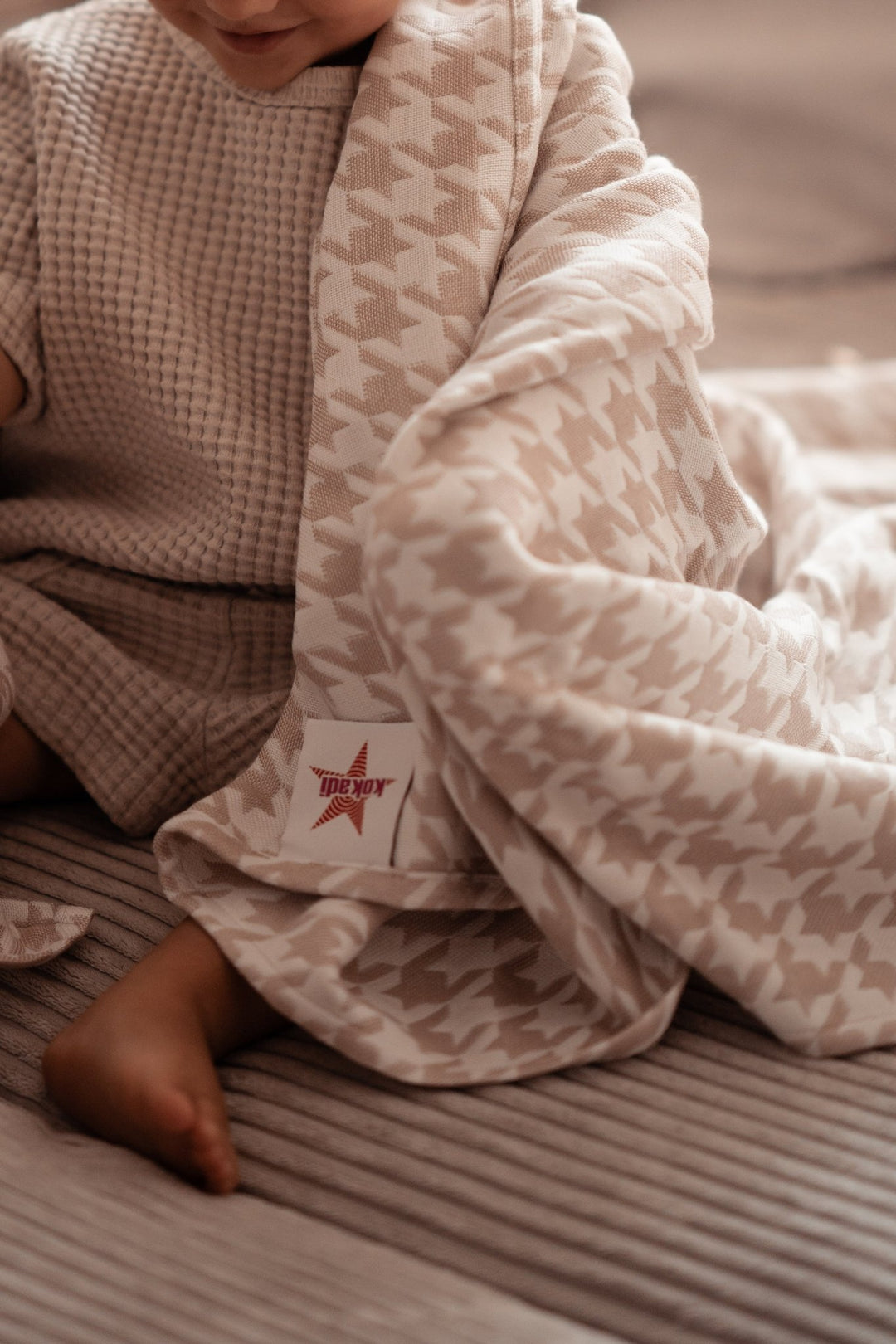 Kuscheltuch Houndstooth Campiano - KOKADI