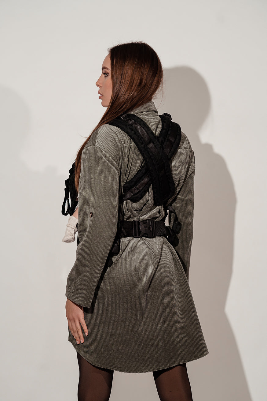 Baby Carrier Flip X Safari sort skønhed