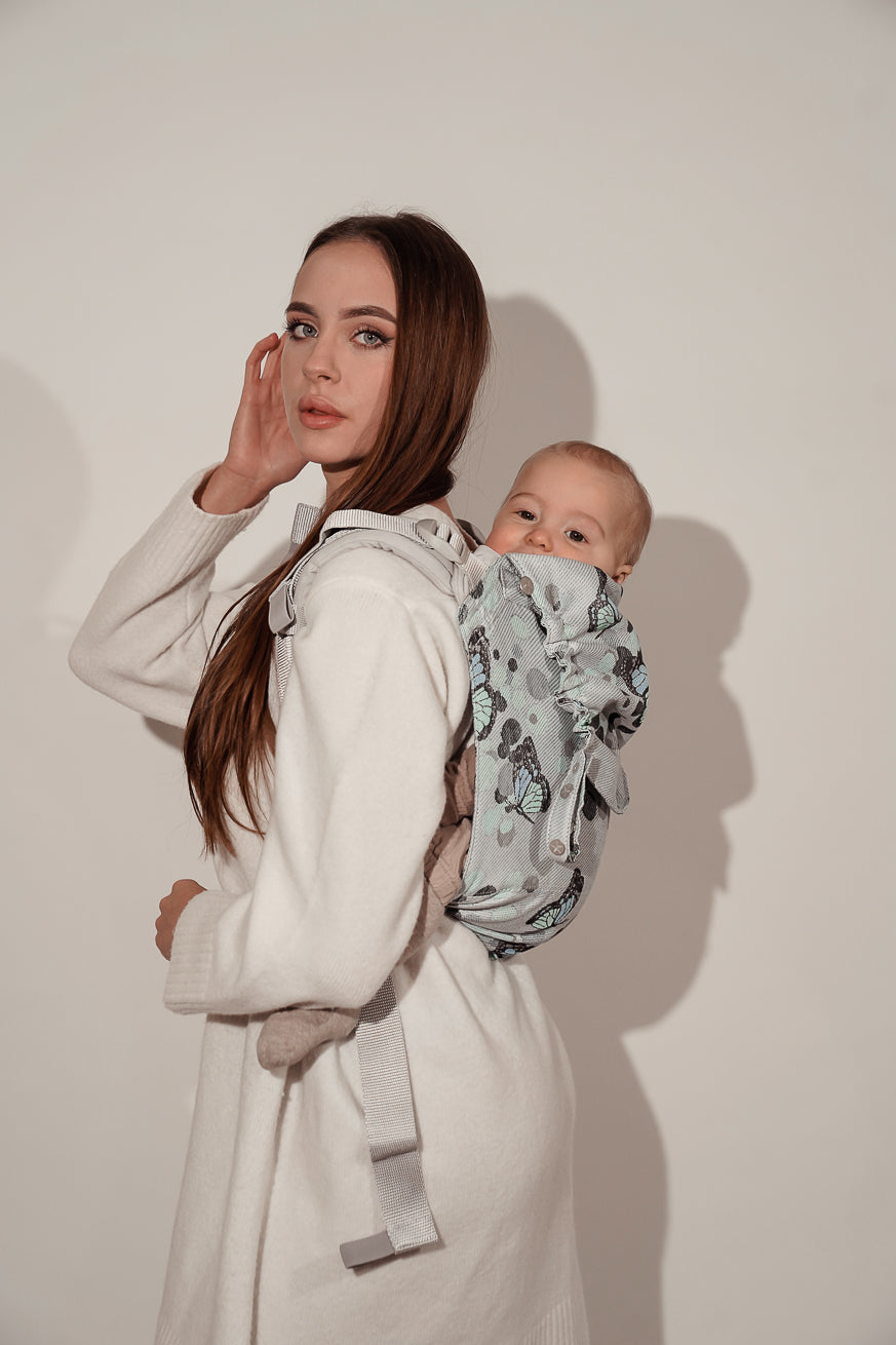 Baby Carrier Onbu Sommerfugle blå