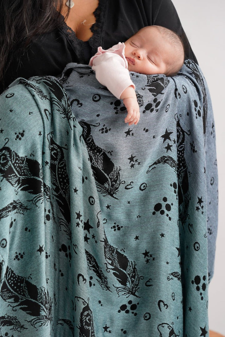 Coperta per bebè Blu Niyaha Reloaded - KOKADI
