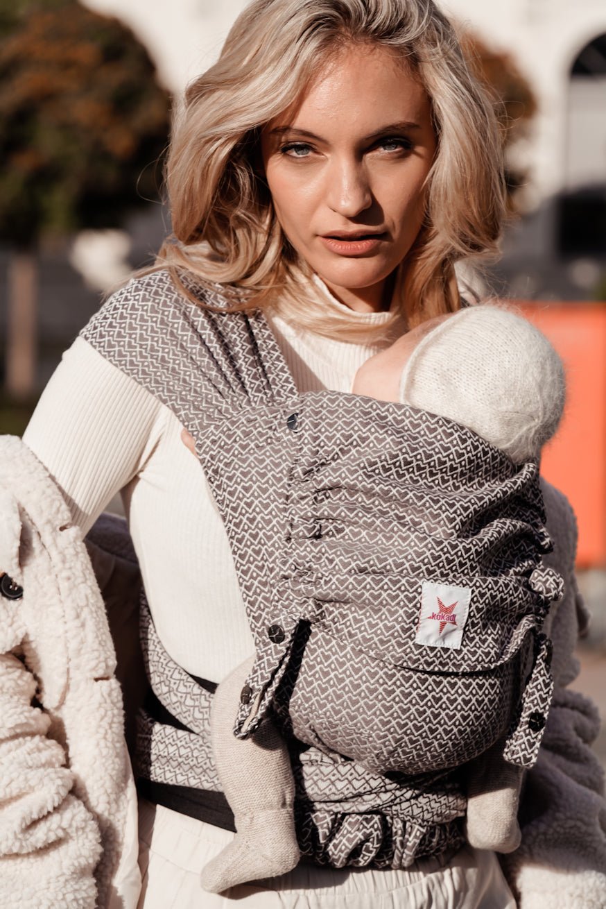 Babytrage WrapStar Heart2Heart Stone - KOKADI