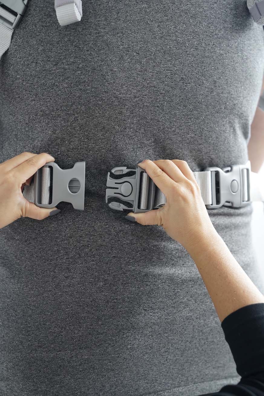 Hip belt extension button closure Silverline - KOKADI