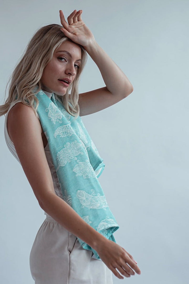 Kuscheltuch Mandala Federn Alexandra - KOKADI