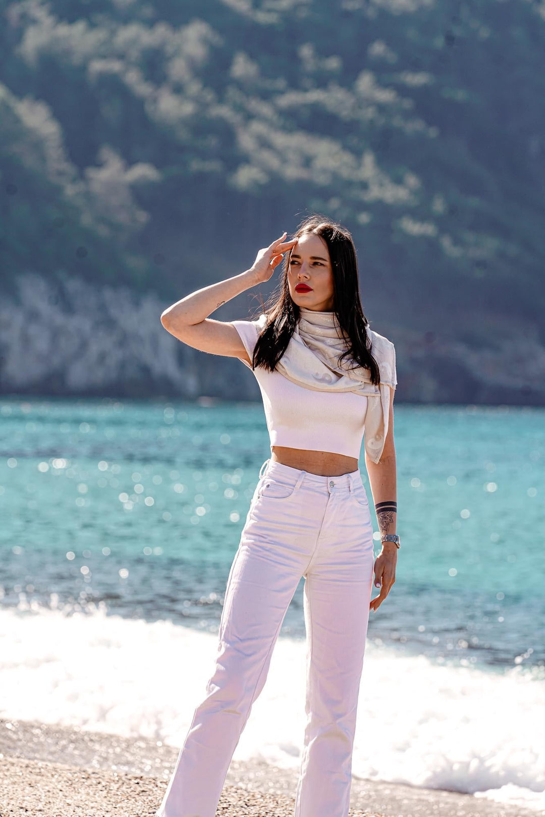 Kuscheltuch Om Shanti Inner Light - KOKADI